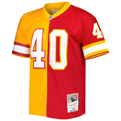 Mike Alstott Tampa Bay Buccaneers 1996 Split Legacy Replica Jersey Orange/Red | Mitchell & Ness