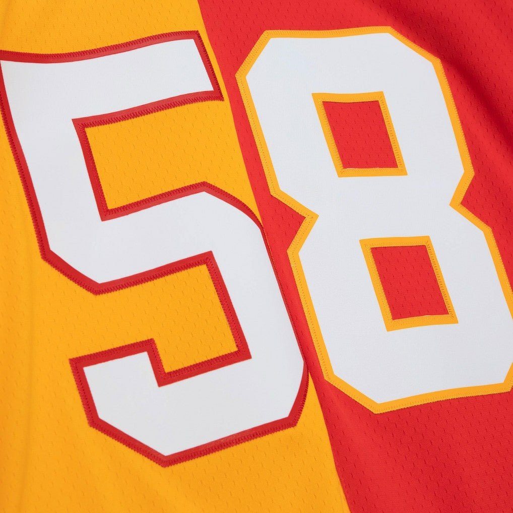 Derrick Thomas Kansas City Chiefs 1994 Split Legacy Replica Jersey Red/Gold | Mitchell & Ness