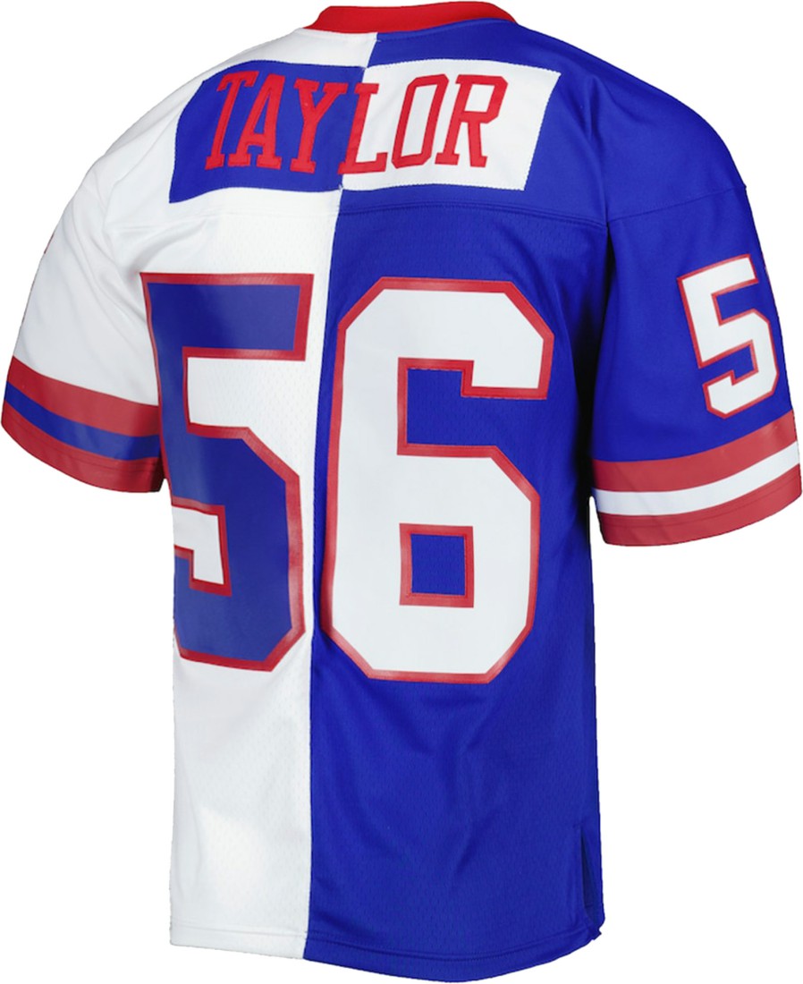 Lawrence Taylor New York Giants 1986 Split Legacy Replica Jersey Royal/White | Mitchell & Ness