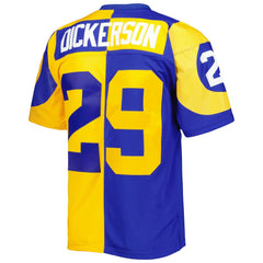 Eric Dickerson Los Angeles Rams 1984 Split Legacy Replica Jersey Royal/Gold | Mitchell & Ness
