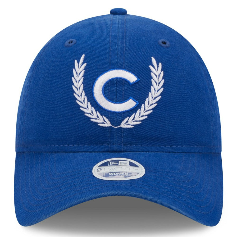 Chicago Cubs New Era Women's Leaves 9TWENTY Adjustable Hat - MLB