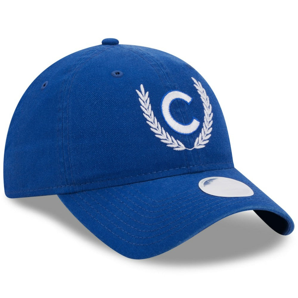 Chicago Cubs New Era Women's Leaves 9TWENTY Adjustable Hat - MLB