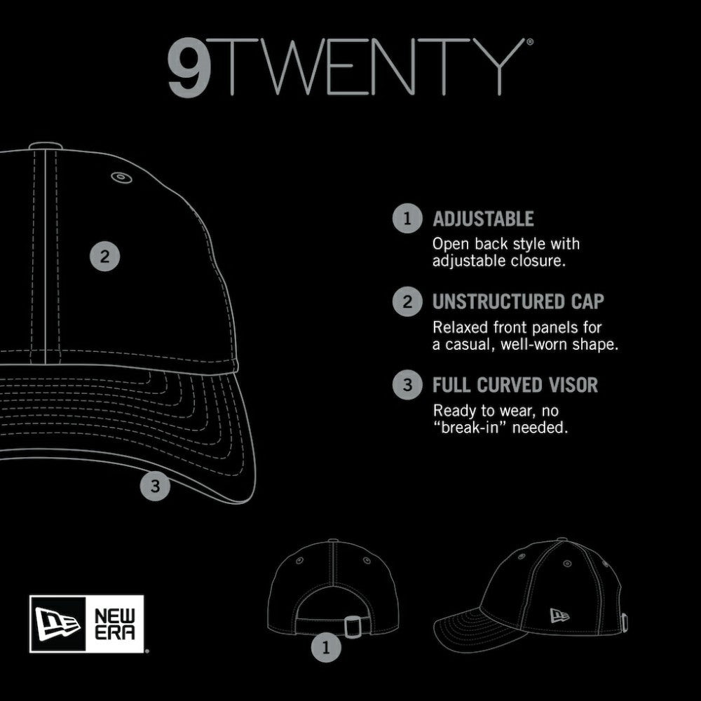 Chicago Cubs New Era Women's Leaves 9TWENTY Adjustable Hat - MLB