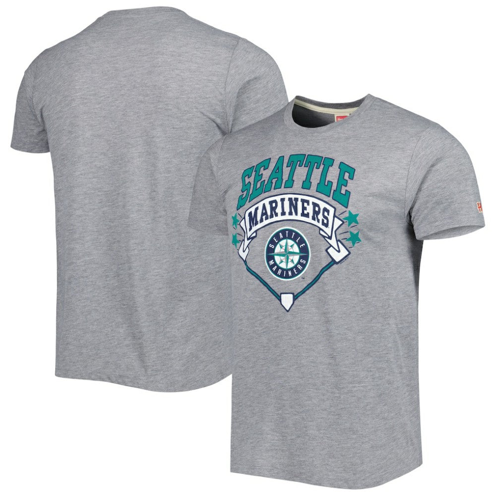 Seattle Mariners Homage Diamond Tri-Blend T-Shirt - MLB