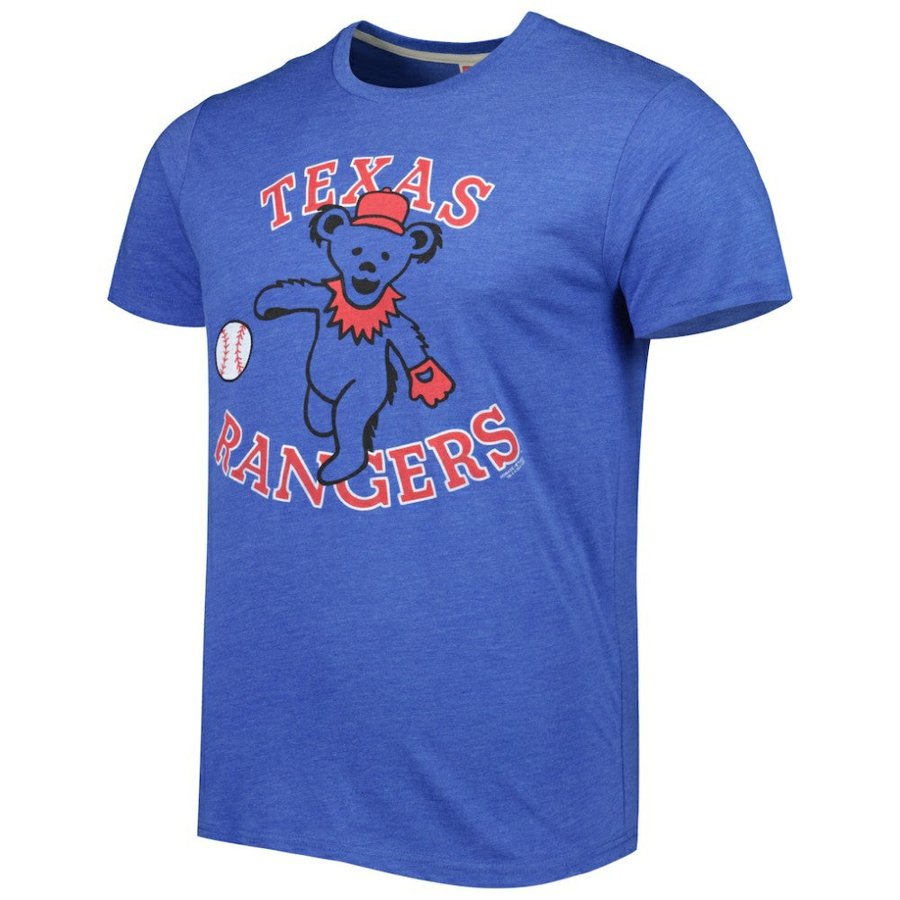 Texas Rangers Homage Grateful Dead Tri-Blend T-Shirt - MLB
