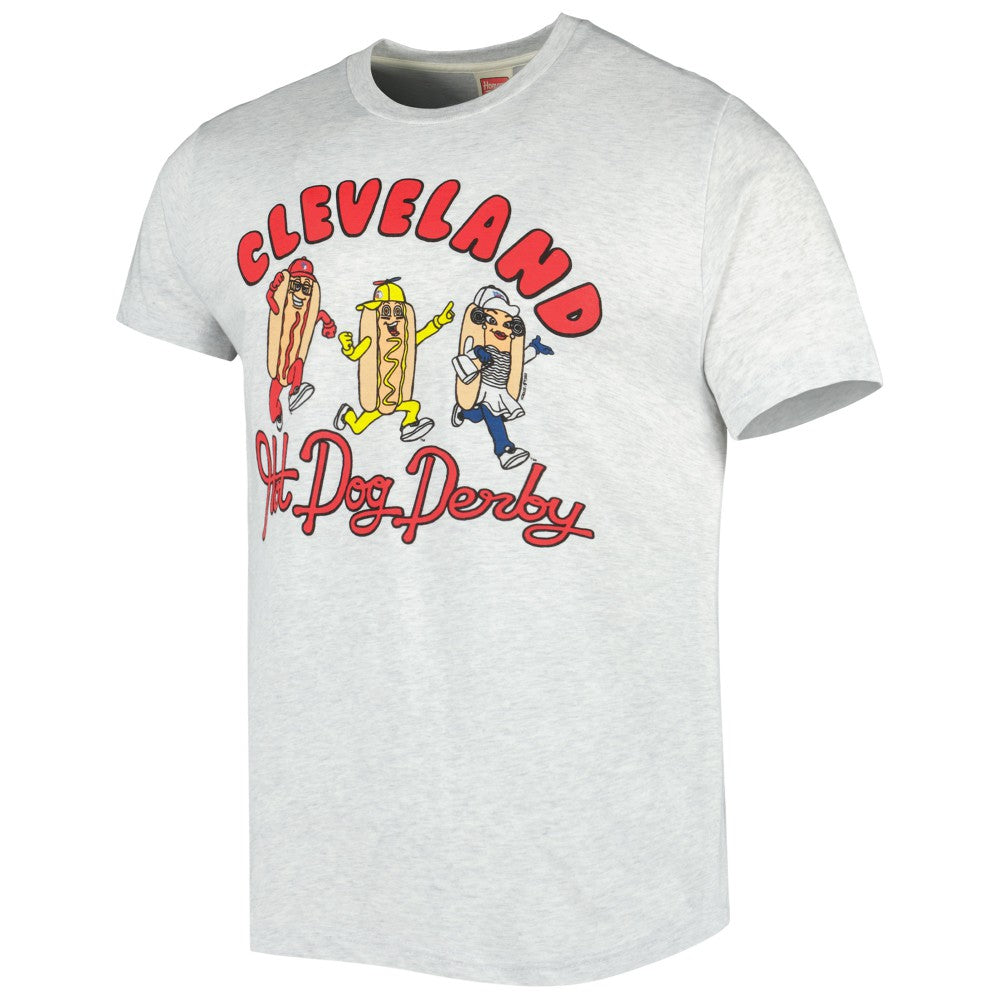 Cleveland Guardians Homage Team Hyper Local Tri-Blend T-Shirt - MLB