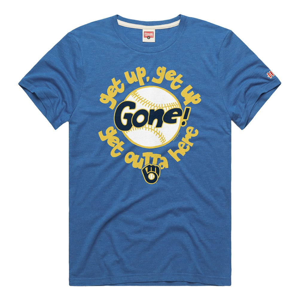 Milwaukee Brewers Homage Hyper Local Tri-Blend T-Shirt - MLB