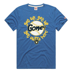 Milwaukee Brewers Homage Hyper Local Tri-Blend T-Shirt - MLB