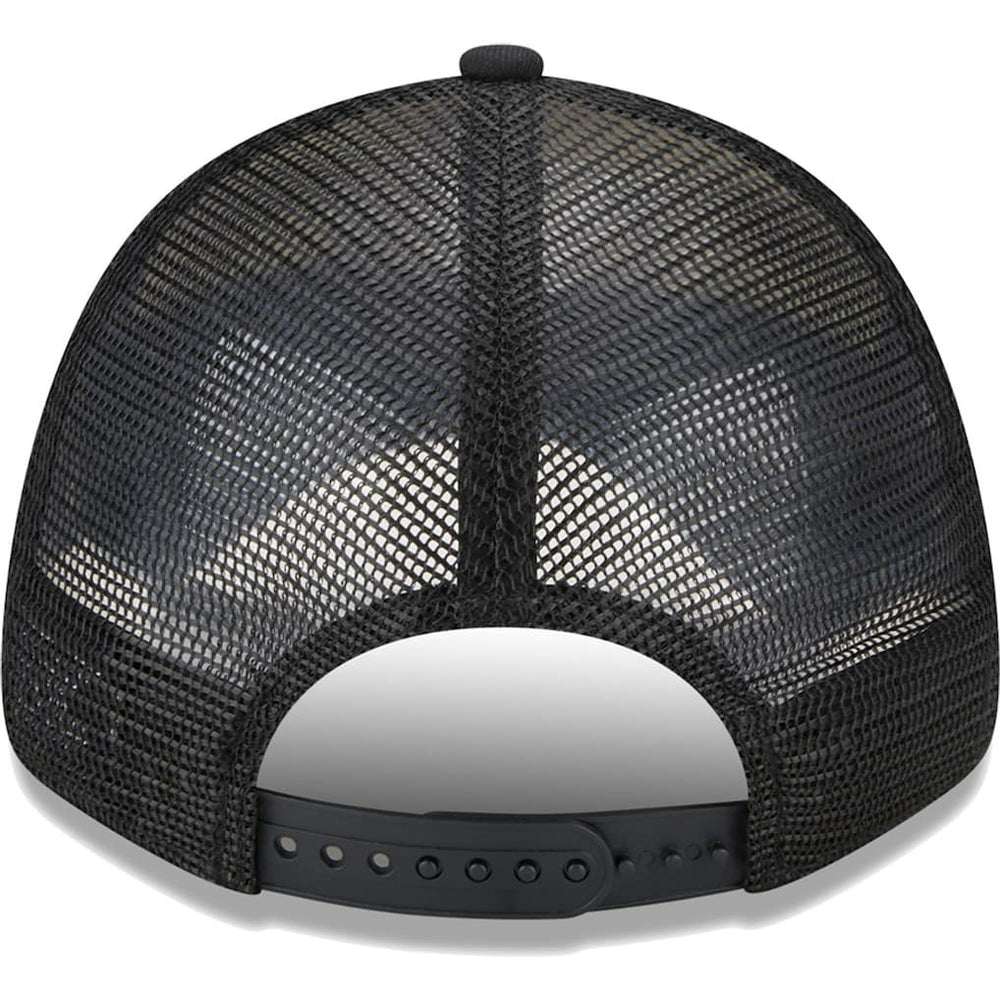 Brooklyn Nets Stripes 9FORTY Trucker Snapback Hat Black - NBA