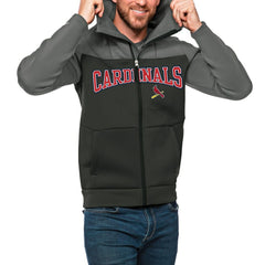St. Louis Cardinals Antigua Wordmark Protect Full-Zip Hoodie - MLB