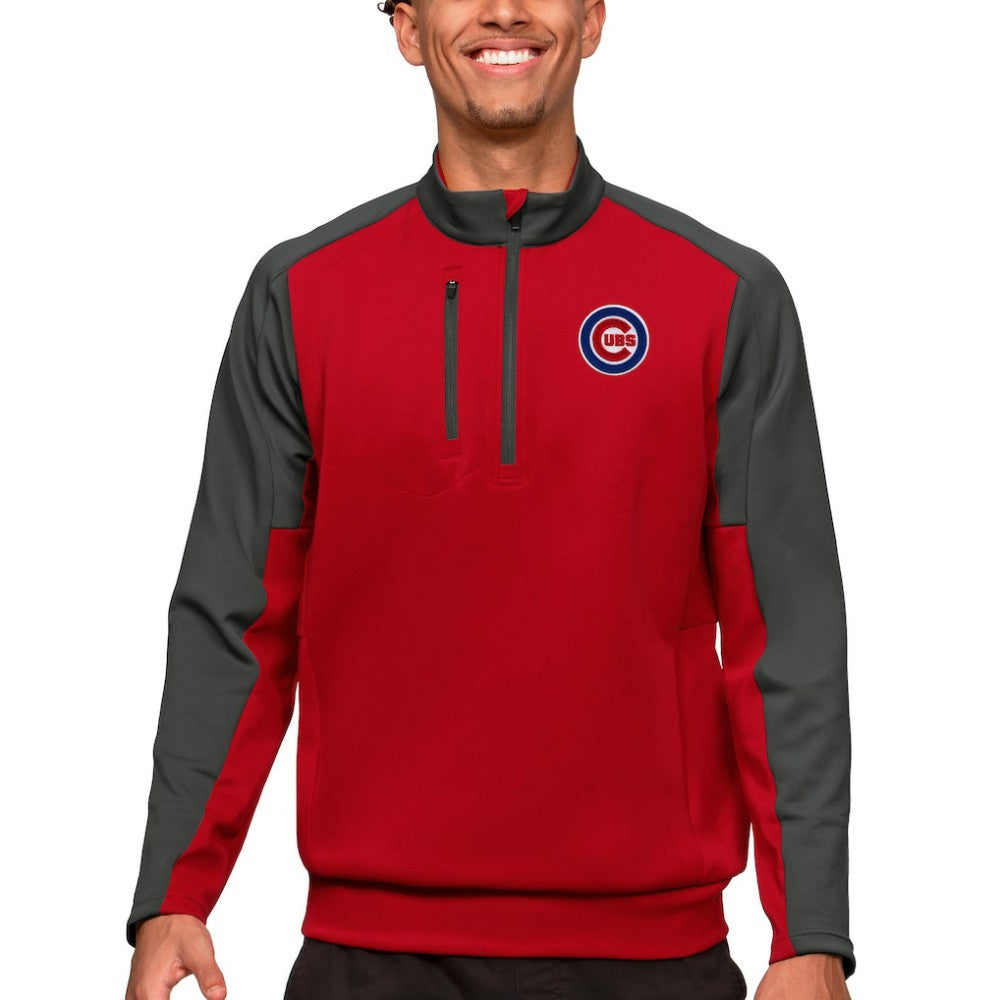 Chicago Cubs Antigua Team Quarter-Zip Pullover Top - MLB