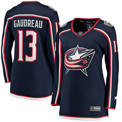 Johnny Gaudreau Columbus Blue Jackets Fanatics Women's Breakaway Player Jersey - Navy - NHL