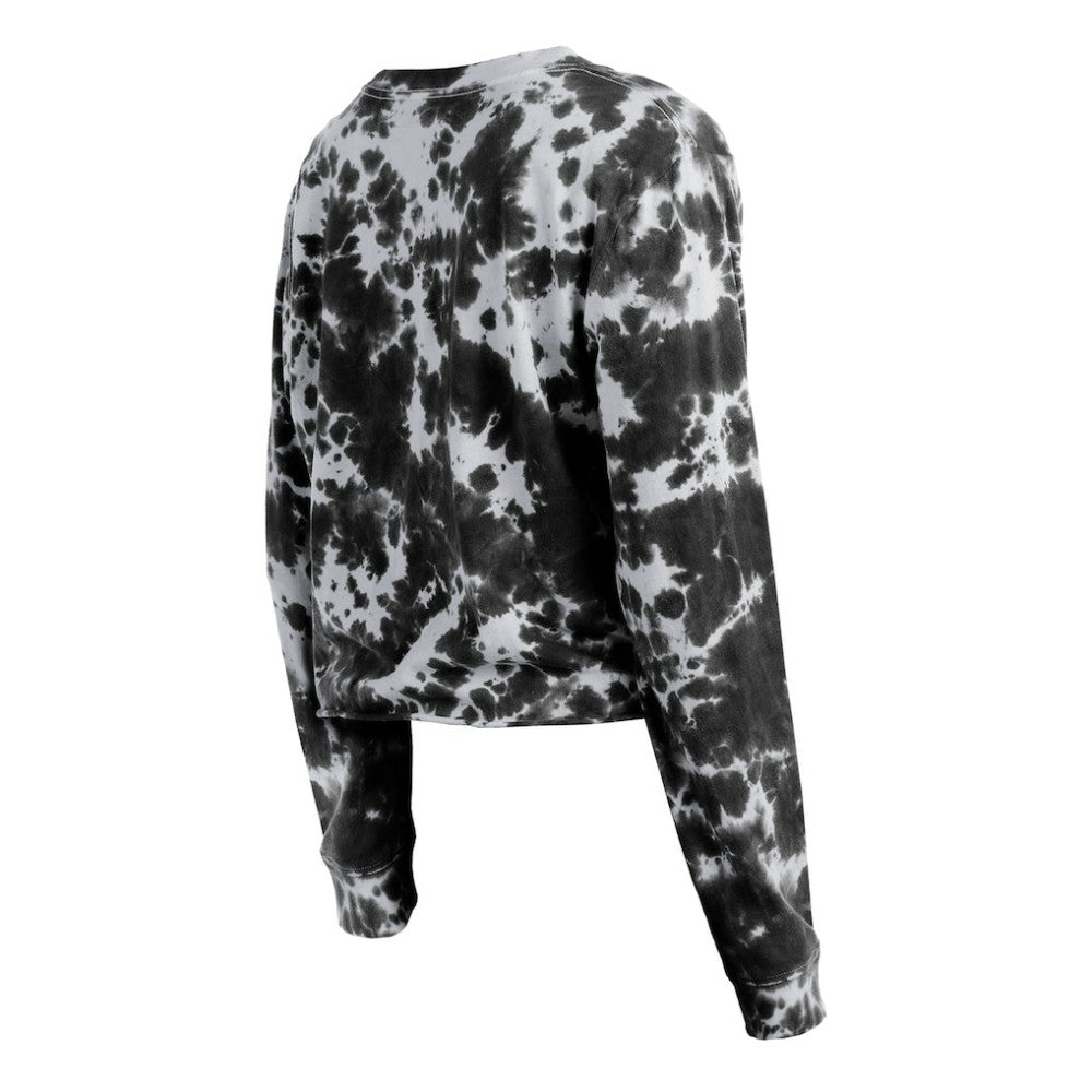 Chicago White Sox New Era Women's Tie-Dye Cropped Long Sleeve T-Shirt - MLB
