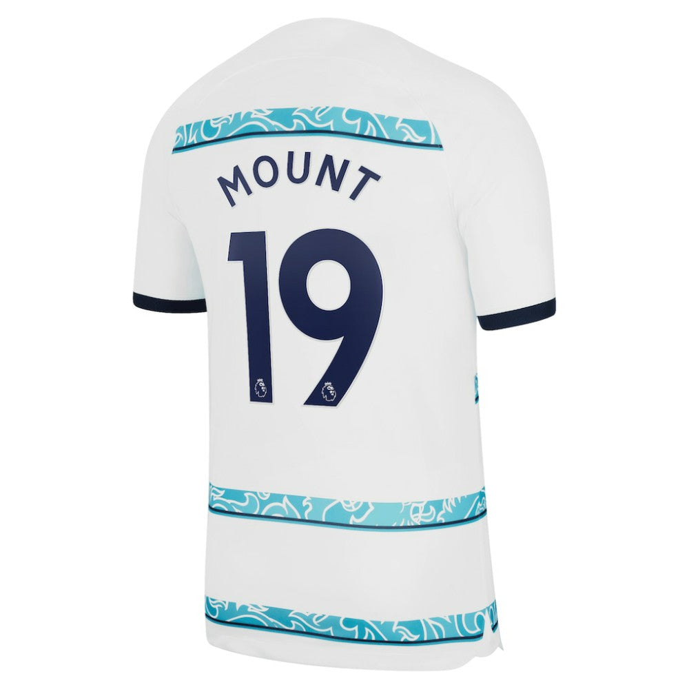Mason Mount Chelsea 2022/23 Away Breathe Stadium Replica Player Jersey White | Nike Sale