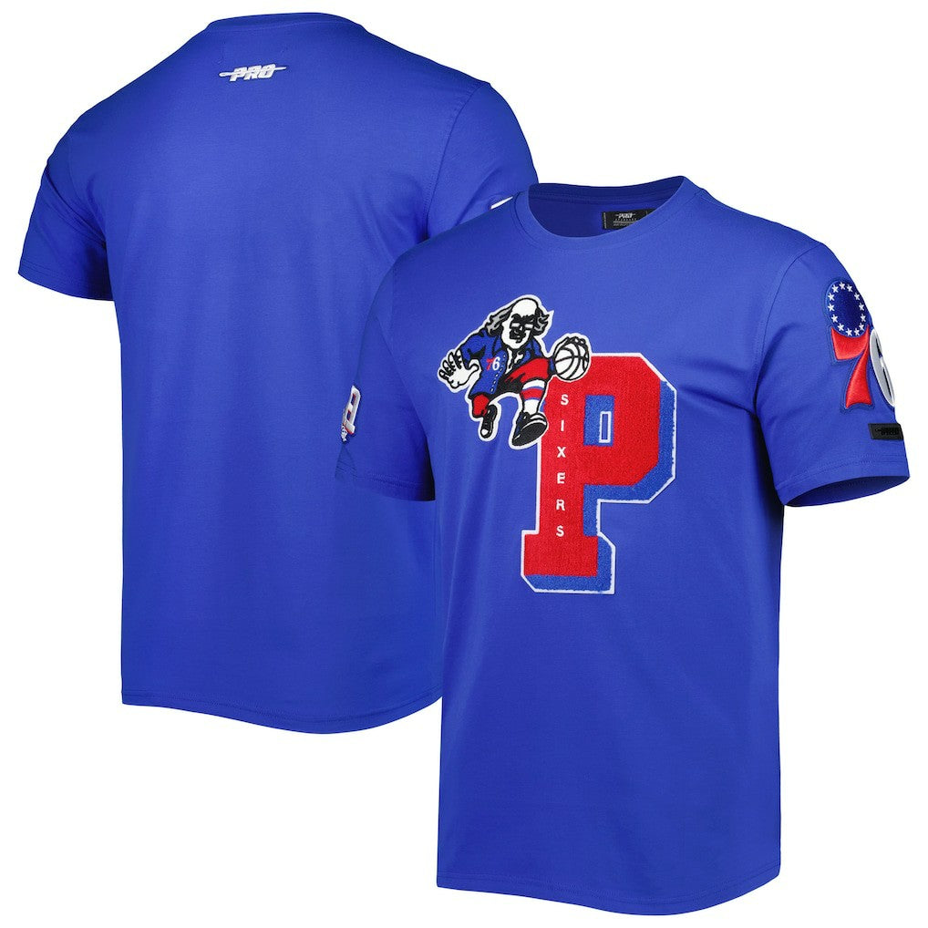 Philadelphia 76ers Pro Standard Mash Up Capsule T-Shirt Royal - NBA