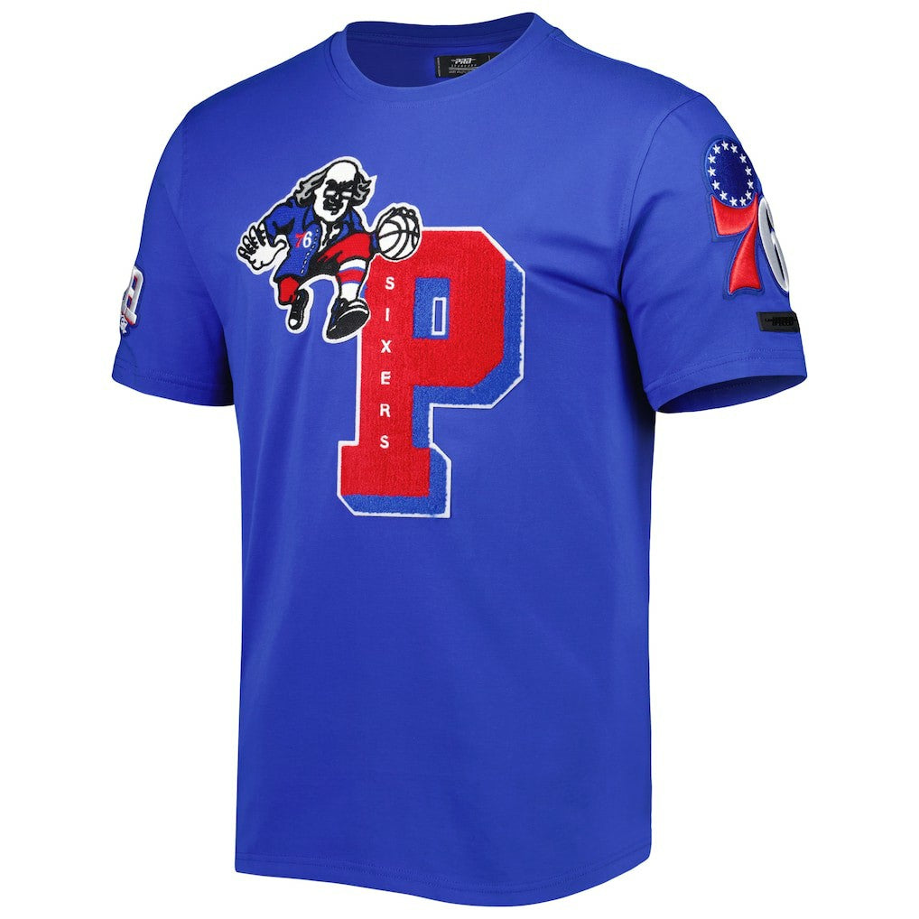 Philadelphia 76ers Pro Standard Mash Up Capsule T-Shirt Royal - NBA