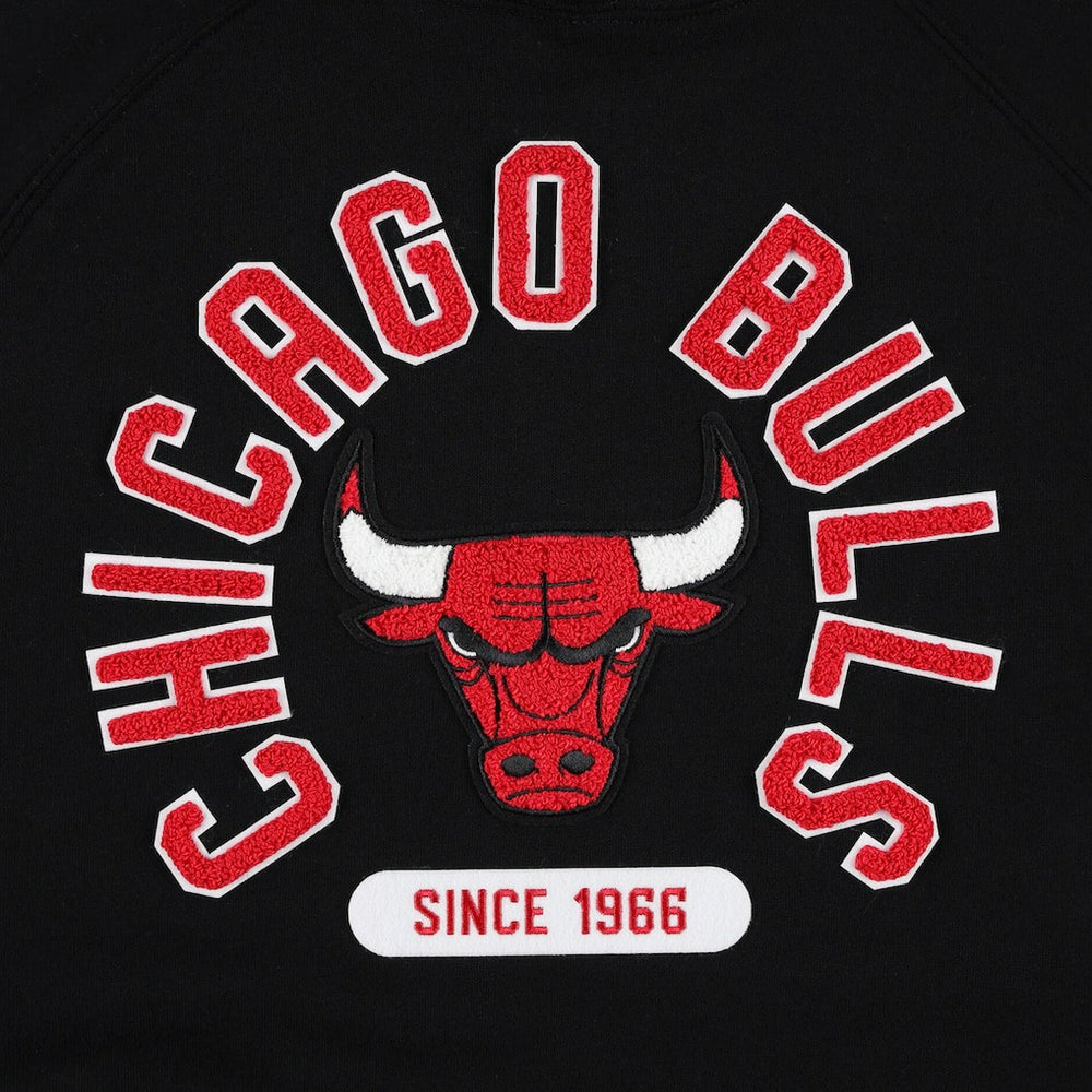 Chicago Bulls Sportiqe Unisex Athos Olson Tri-Blend Pullover Hoodie Black - NBA