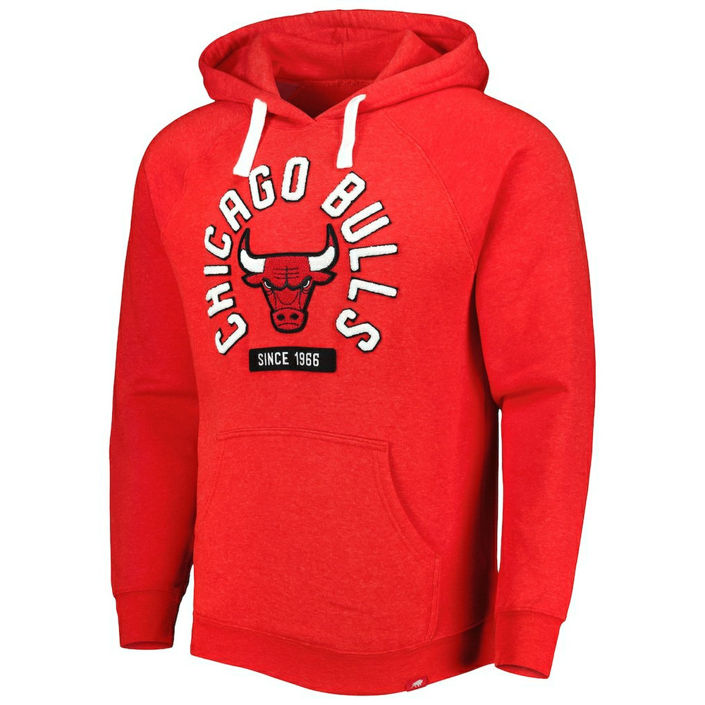 Chicago Bulls Sportiqe Unisex Athos Olson Tri-Blend Pullover Hoodie Red - NBA