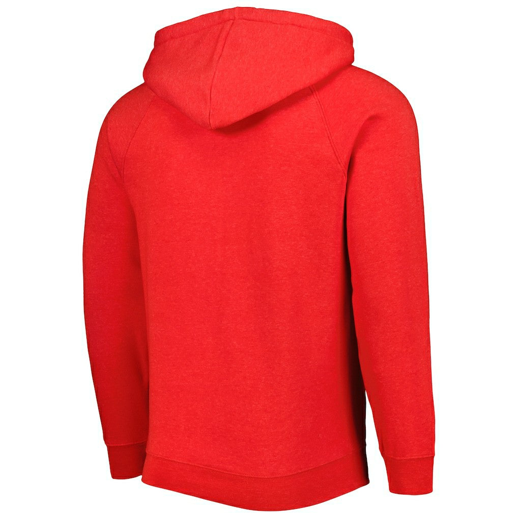 Chicago Bulls Sportiqe Unisex Athos Olson Tri-Blend Pullover Hoodie Red - NBA