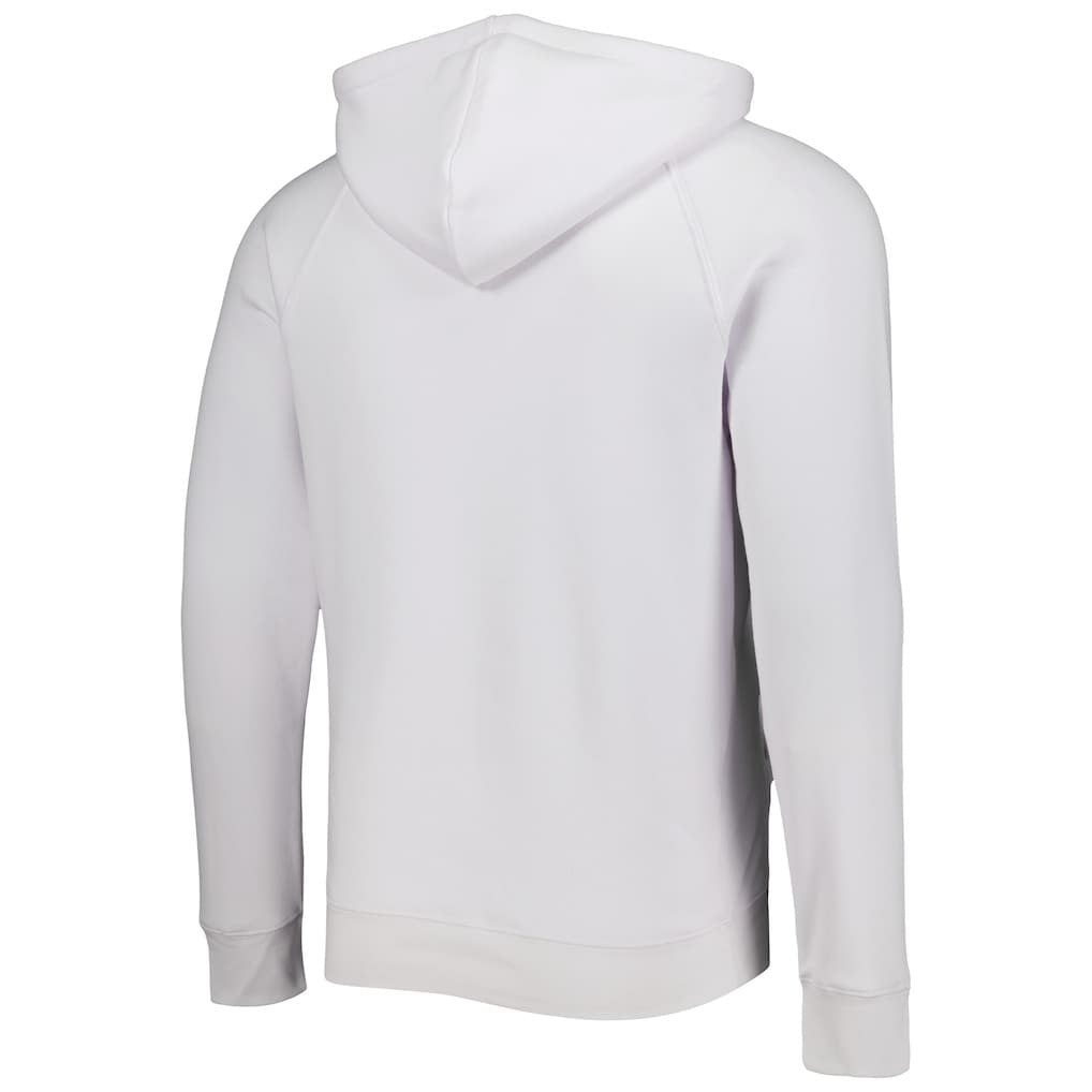 Chicago Bulls Sportiqe Unisex Athos Olson Tri-Blend Pullover Hoodie White - NBA
