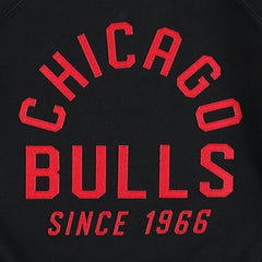 Chicago Bulls Sportiqe Women's Ashlyn Brava Raglan Pullover Sweatshirt Black - NBA