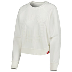 Chicago Bulls Sportiqe Women's Ashlyn Brava Raglan Pullover Sweatshirt Cream - NBA