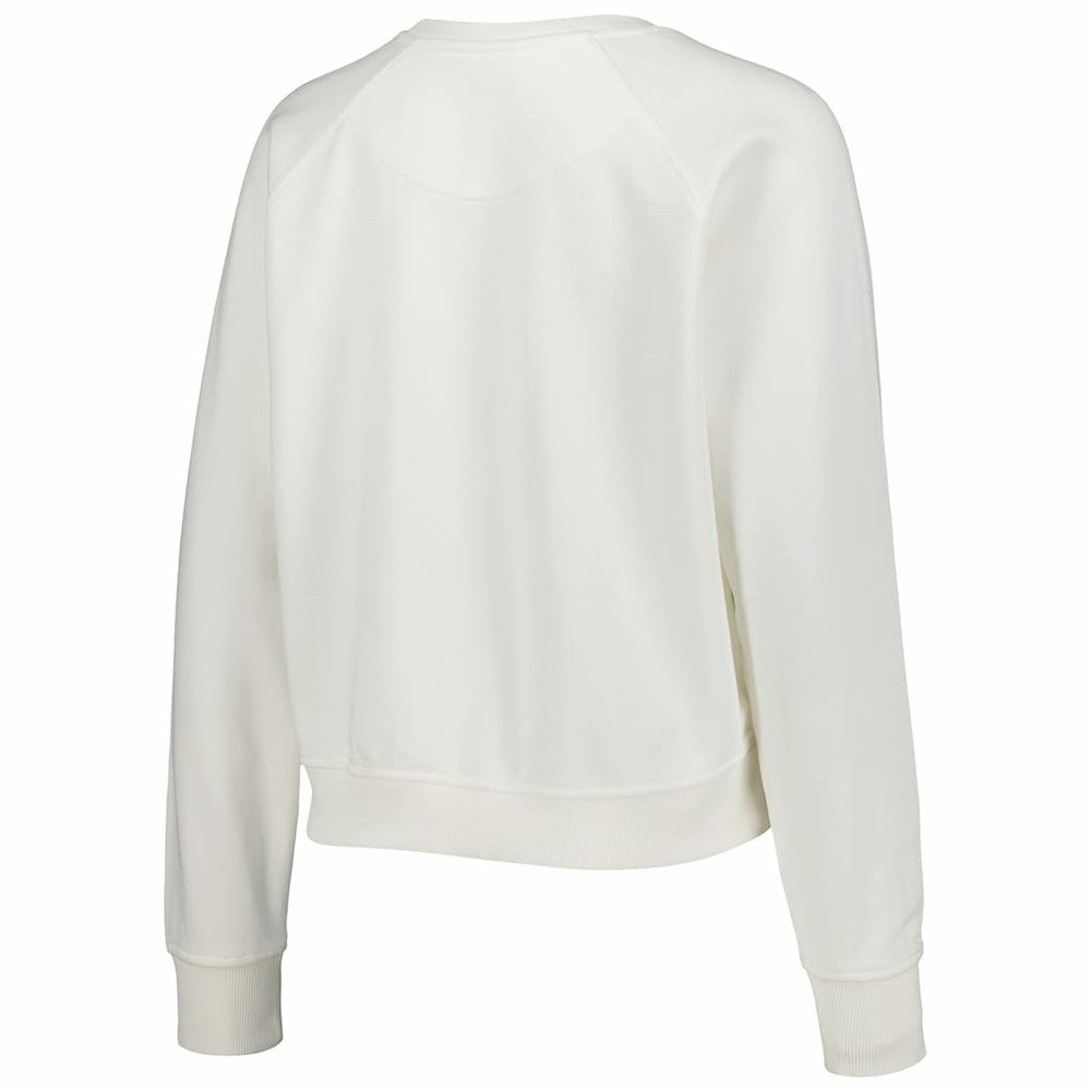 Chicago Bulls Sportiqe Women's Ashlyn Brava Raglan Pullover Sweatshirt Cream - NBA