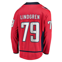 Charlie Lindgren Washington Capitals Fanatics Home Breakaway Player Jersey - Red - NHL