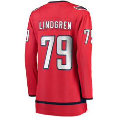 Charlie Lindgren Washington Capitals Fanatics Women's Home Breakaway Player Jersey - Red - NHL