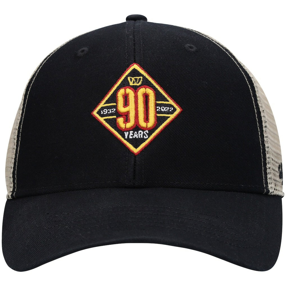 Washington Commanders '47 90th Season MVP Trucker Snapback Hat Black/Natural | 47 brand