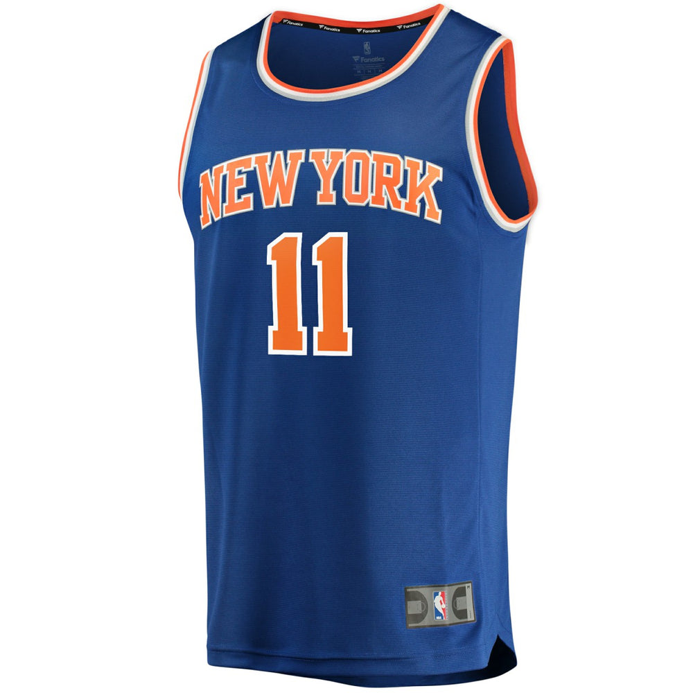 Jalen Brunson New York Knicks Fast Break Replica Jersey Icon Edition Blue - NBA