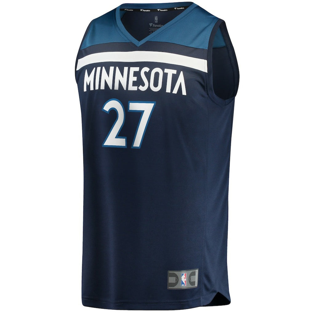 Rudy Gobert Minnesota Timberwolves Fast Break Replica Jersey Icon Edition Navy - NBA
