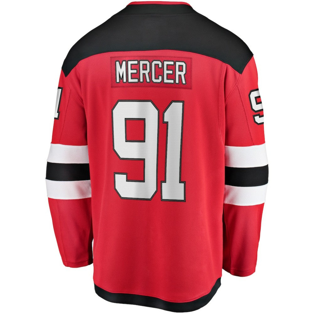 Dawson Mercer New Jersey Devils Fanatics Home Breakaway Jersey - Red - NHL