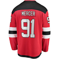 Dawson Mercer New Jersey Devils Fanatics Home Breakaway Jersey - Red - NHL