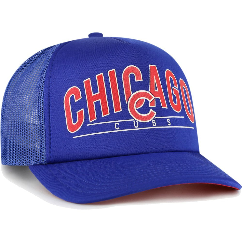 Chicago Cubs '47 Backhaul Foam Trucker Snapback Hat - MLB