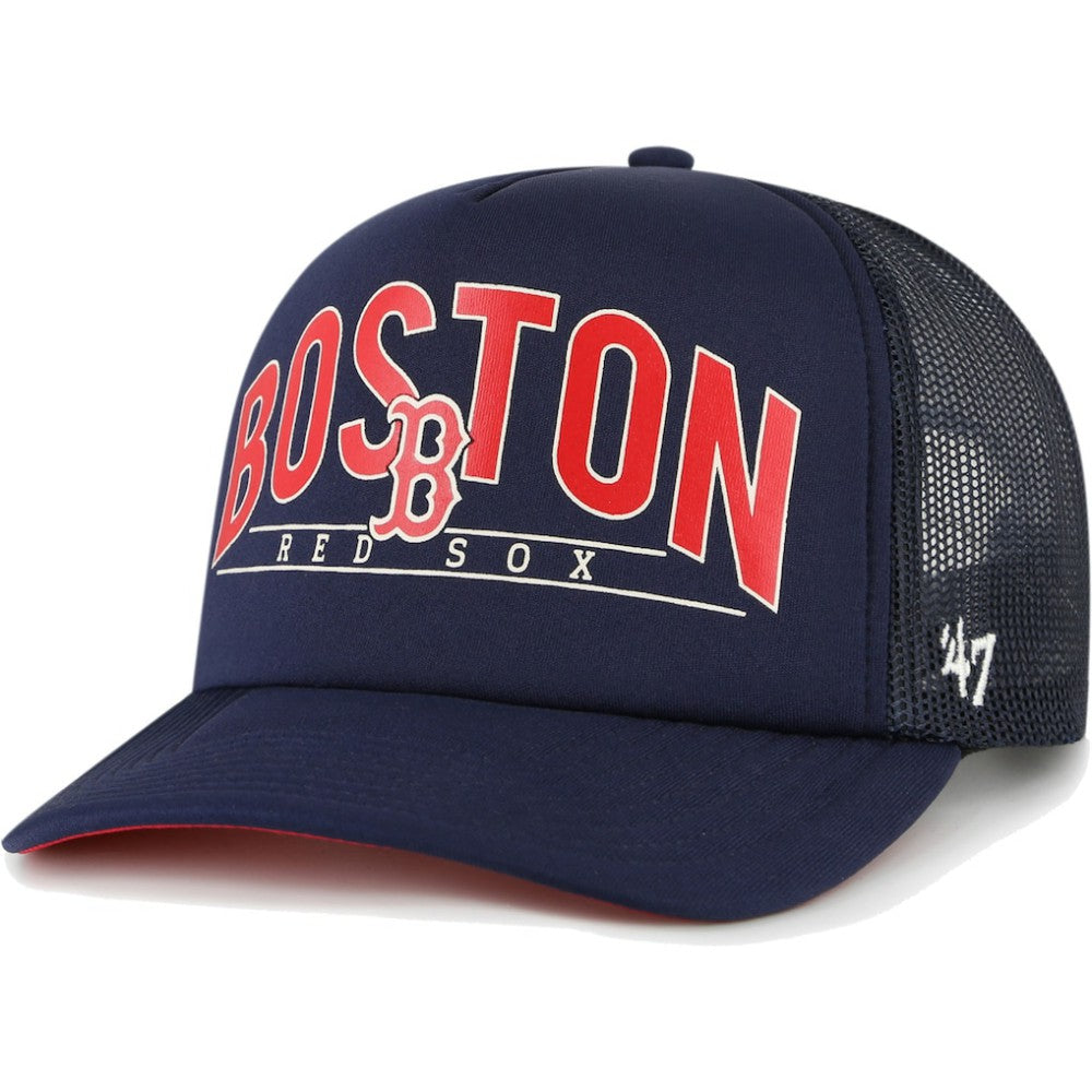 Boston Red Sox '47 Backhaul Foam Trucker Snapback Hat - MLB