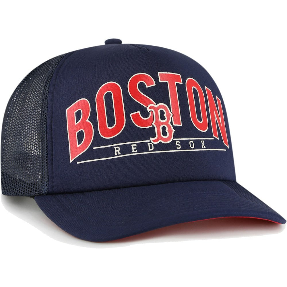 Boston Red Sox '47 Backhaul Foam Trucker Snapback Hat - MLB