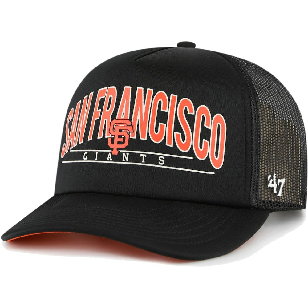 San Francisco Giants '47 Backhaul Foam Trucker Snapback Hat - MLB