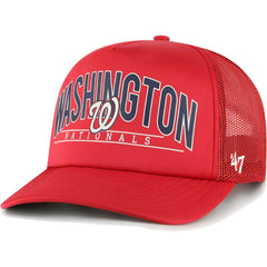 Washington Nationals '47 Backhaul Foam Trucker Snapback Hat - MLB
