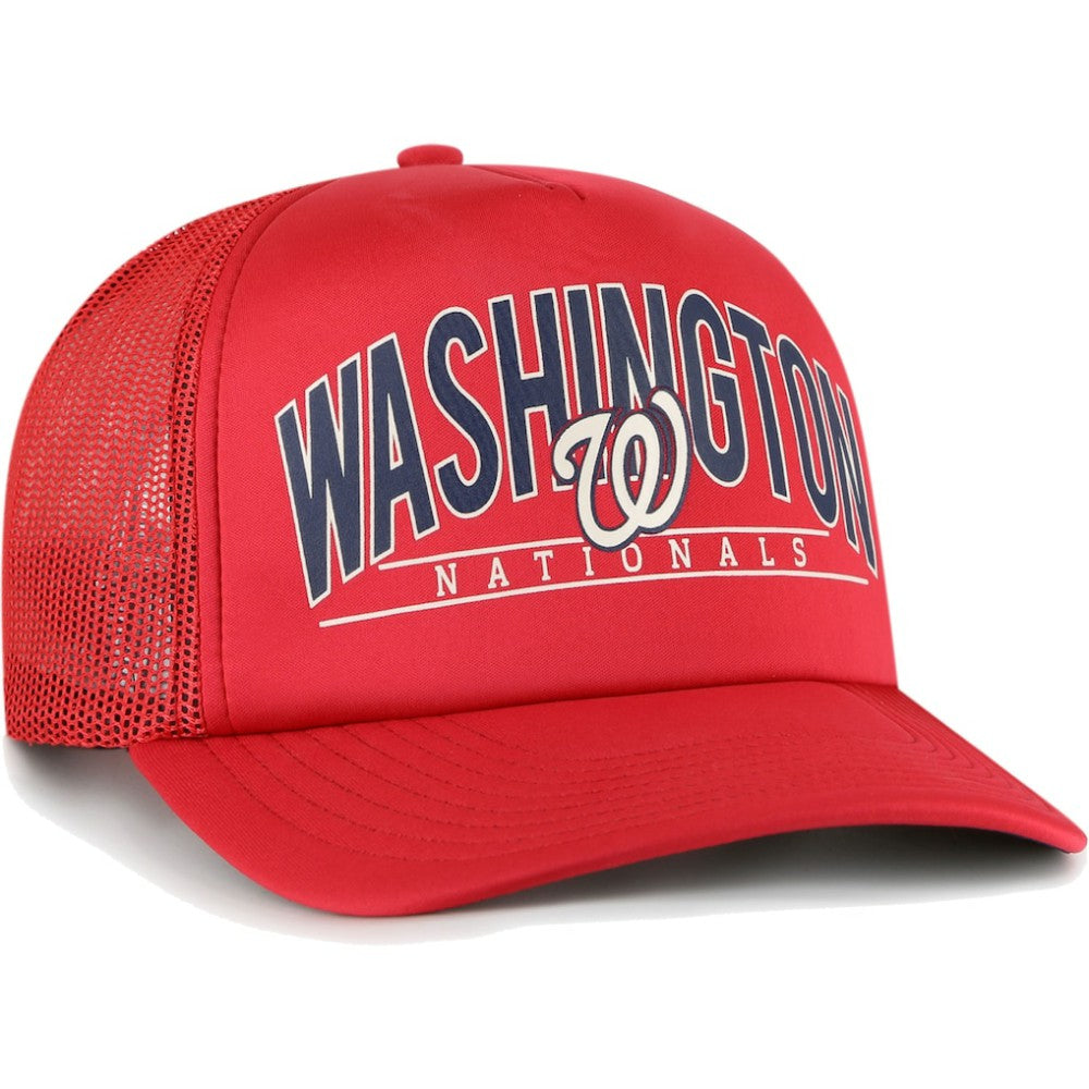 Washington Nationals '47 Backhaul Foam Trucker Snapback Hat - MLB
