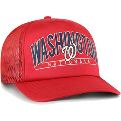 Washington Nationals '47 Backhaul Foam Trucker Snapback Hat - MLB