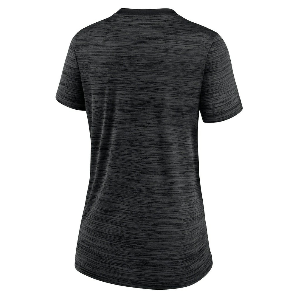 Las Vegas Raiders Women's Sideline Velocity Performance T-Shirt Black | Nike for Sale