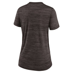 Cleveland Browns Women's Sideline Velocity Performance T-Shirt Brown | Nike for Sale