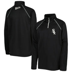 Chicago White Sox Stitches Youth Team Raglan Quarter-Zip Jacket - MLB