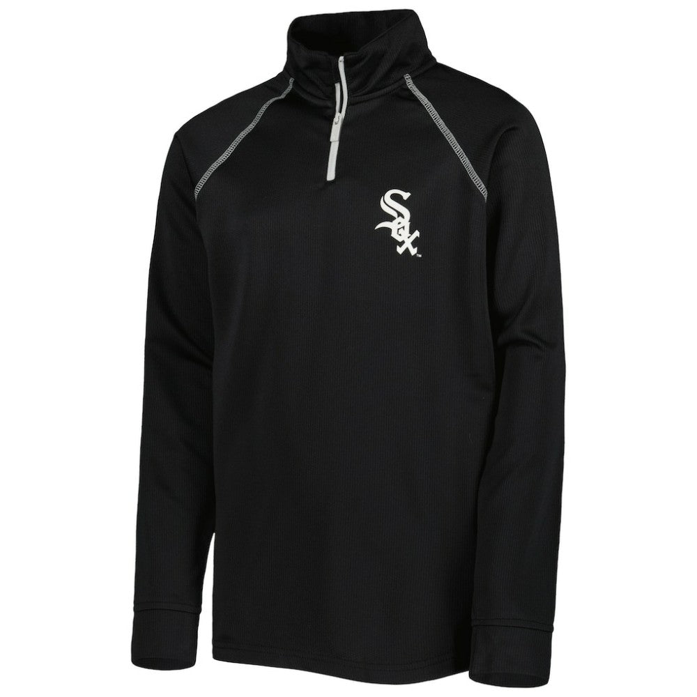 Chicago White Sox Stitches Youth Team Raglan Quarter-Zip Jacket - MLB