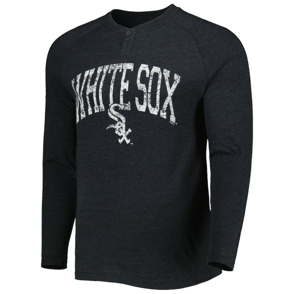 Chicago White Sox Concepts Sport Inertia Raglan Long Sleeve Henley Top - MLB