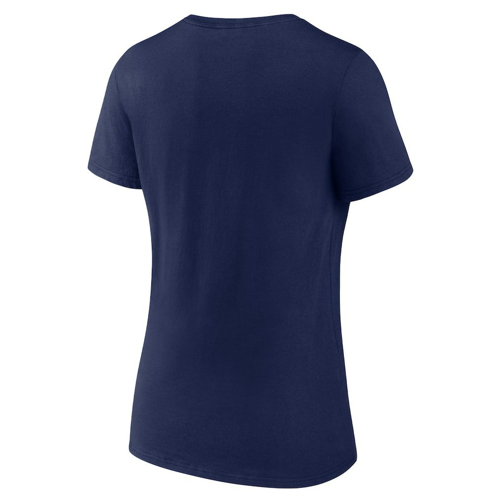 New England Patriots Women's Shine Time V-Neck T-Shirt Navy | Fanatics