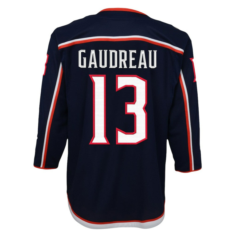 Johnny Gaudreau Columbus Blue Jackets Youth 2022/23 Premier Player Jersey - Navy - NHL