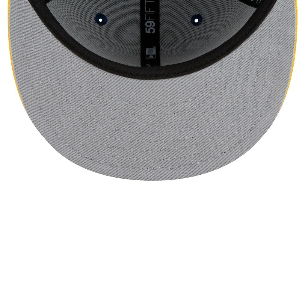 Golden State Warriors 2-Tone 59FIFTY Fitted Hat Royal/Gold - NBA