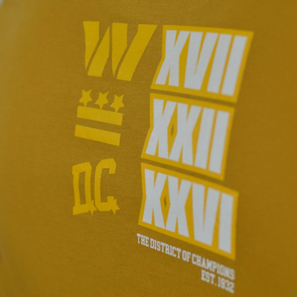 Washington Commanders DC PROPER District of Champions T-Shirt Gold | NFL